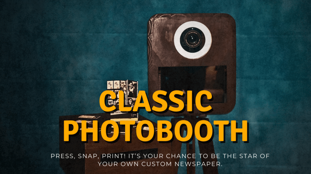 More service - Classic Photobooth Setup By The Vintage Stamp