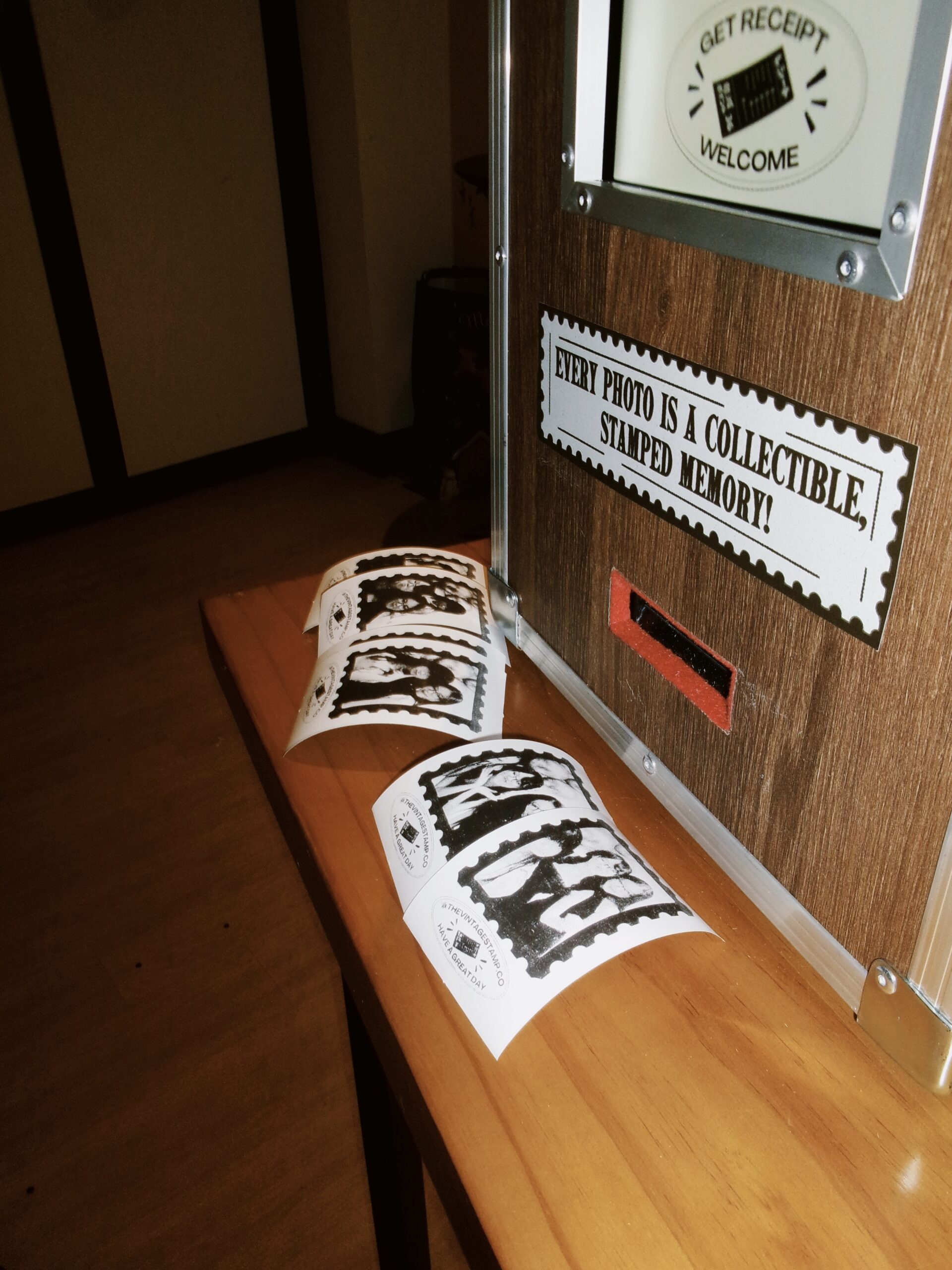 Receipt Photobooth Thermal Receipt by The Vintage Stamp